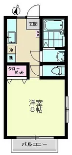 コーポ大下【2階】の間取り