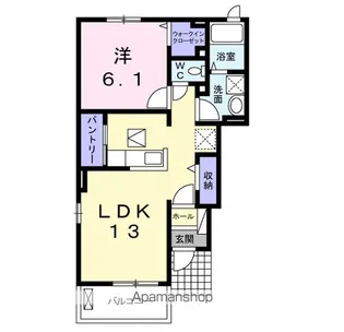 レジデンスVII【1階】の間取り