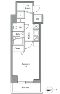 東京都新宿区上落合3【マンション】の間取り