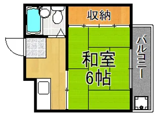 伊丹KRマンション【4階】の間取り