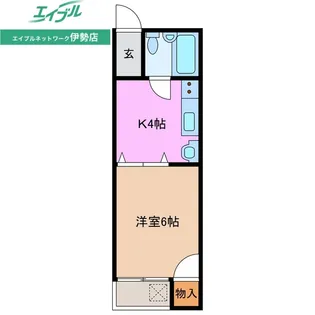 第2サンソンハイツ【2階】の間取り