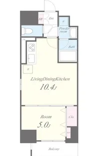 東京都港区南麻布1【マンション】の間取り