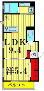 東京都江戸川区東瑞江2【アパート】の間取り