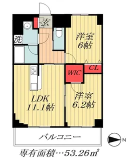 東京都江戸川区瑞江2【マンション】の間取り