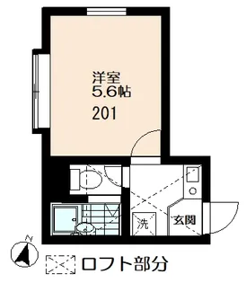 アザーレ生田【2階】の間取り