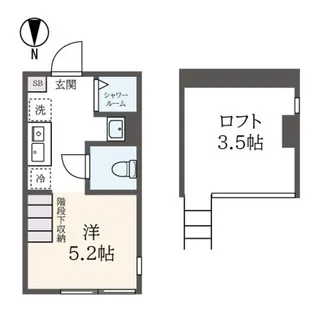 東京都練馬区富士見台3【アパート】の間取り