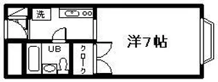 1Kの間取り画像