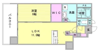 One Paseo【9階】の間取り