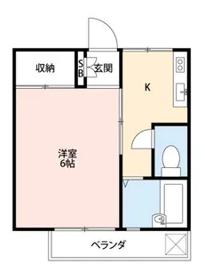 緑ハイツ【2階】の間取り