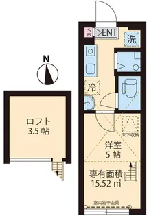 プチハウス2【1階】の間取り