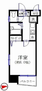 フェニックス早稲田駅前【5階】の間取り