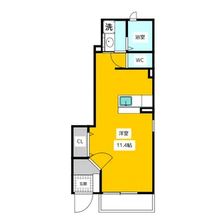ヴェル・エール【1階】の間取り