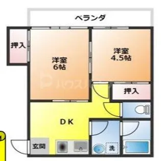 埼玉県さいたま市北区土呂町2【アパート】の間取り