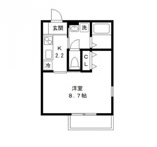 千葉県柏市つくしが丘4【アパート】の間取り