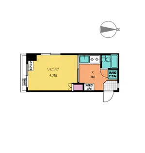 梶原ビル【2階】の間取り