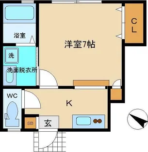 エミネンス【1階】の間取り