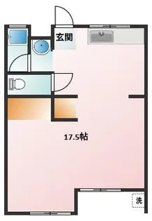 コーポ阿倉川【1階】の間取り