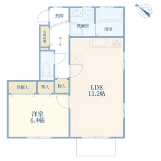 ハイツスターバレー【1階】の間取り