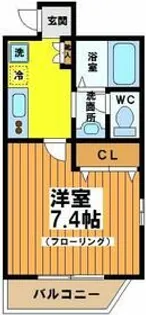 ヘスティア【2階】の間取り