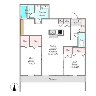 ELTERNHAUS【2階】の間取り