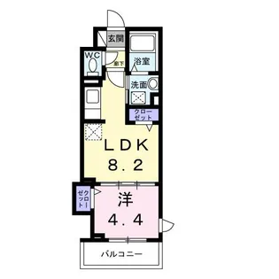 エイチ・エス駒込【4階】の間取り