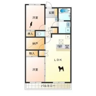 レジダンス思水【6階】の間取り