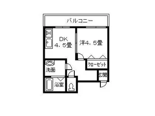 大園アパート【2階】の間取り
