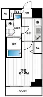 グランヴァン横濱南【8階】の間取り