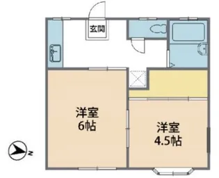クロノス大塚【2階】の間取り