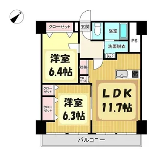 永島第二ビル【4階】の間取り
