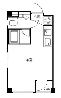オルフェ月島【4階】の間取り