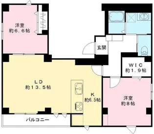 フラッツ平河町(TOKYO ZERO EMISSION HOUSE)【4階】の間取り