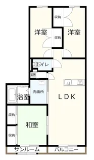 ベルコート・エリーゼ【1階】の間取り