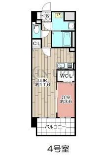 ニューリバー鳥栖【9階】の間取り