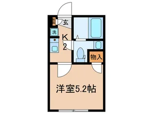 ベリエ鷺宮【1階】の間取り