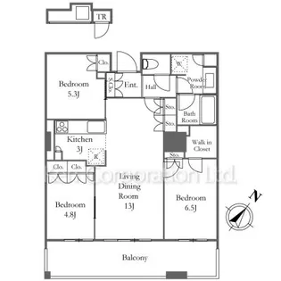Brillia 有明 Sky Tower【12階】の間取り