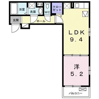 LACRAS【1階】の間取り