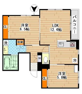 Le Sereno【2階】の間取り