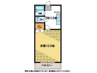 メゾンアクアマリン【2階】の間取り