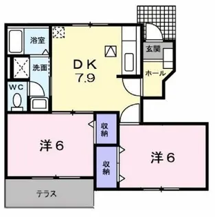 エミナール【1階】の間取り