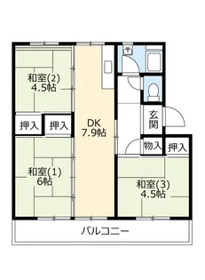 UR金剛【2階】の間取り