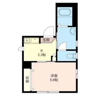 ベルウッド【1階】の間取り