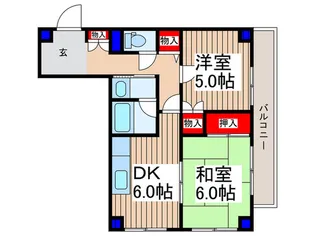 カーサヘリオス【3階】の間取り