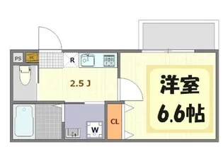 キャメル越谷東【1階】の間取り