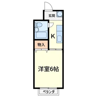 芙蓉ハイツ【1階】の間取り