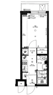 アマヴェル鷺ノ宮【1階】の間取り
