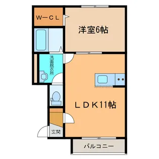 RUBYI【2階】の間取り