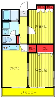 エルグランド【2階】の間取り