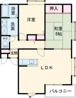 ガーデンハウス中野 東棟【2階】の間取り