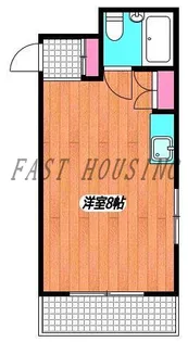 セブンスターハイツ神山町【2階】の間取り